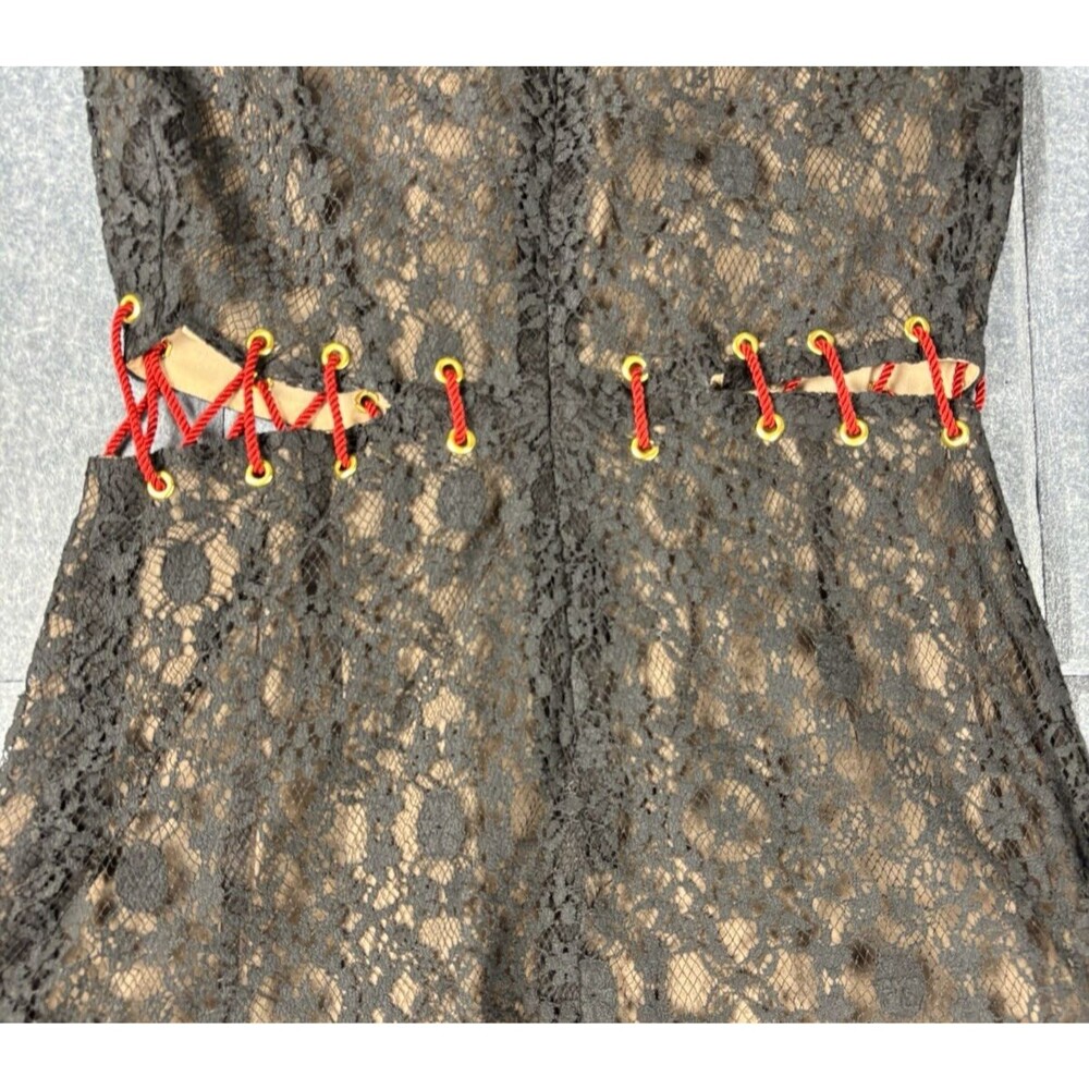 Sandra Mansour FW 2016 Black Lace Mini Dress Womens EU 36 US 0 XS NWT MSRP $1850 - Picture 15 of 16